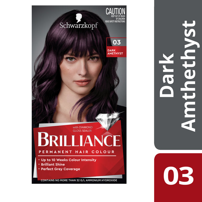 Schwarzkopf Brilliance 03 Dark Amethyst.
