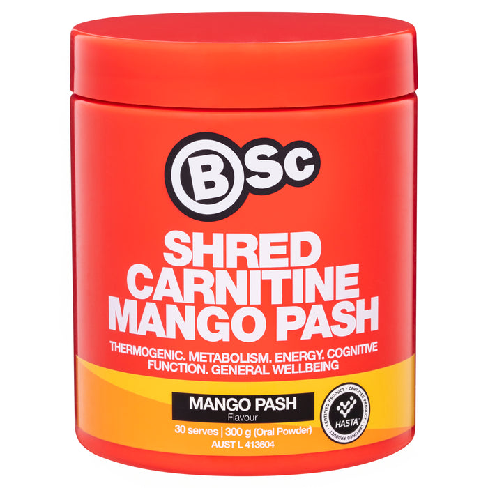 BSC Shred Carnitine Mango Pash 300g