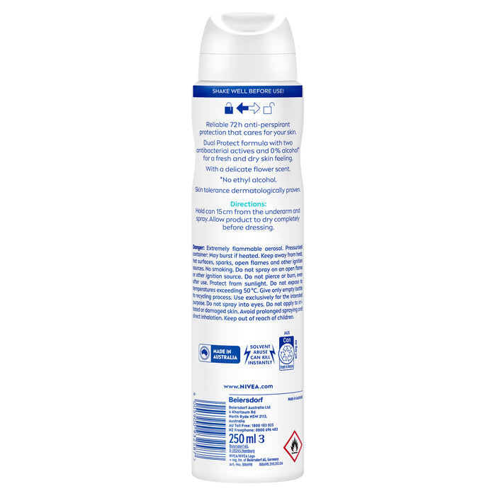 Nivea Deodorant Spray Intense Protection Fresh 250ml.