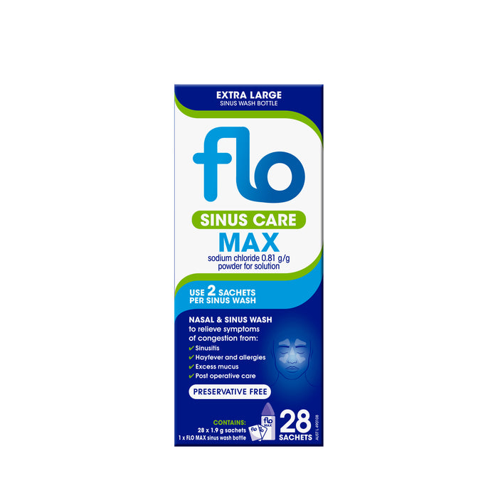 Flo Sinus Care Max Bottle & Sachets 28
