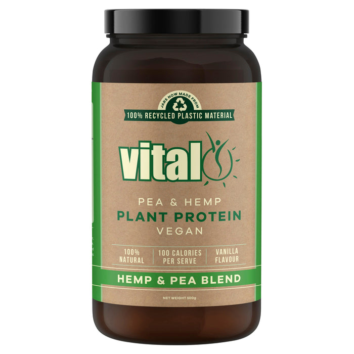 Vital Protein & Hemp Protein Vanilla 500g.