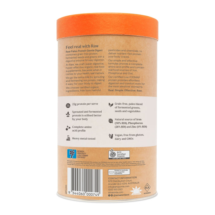 Amazonia Raw Gentle Digest Protein Vanilla