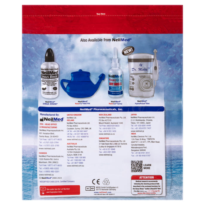 NeilMed Sinus Rinse Kit 60 Sachets