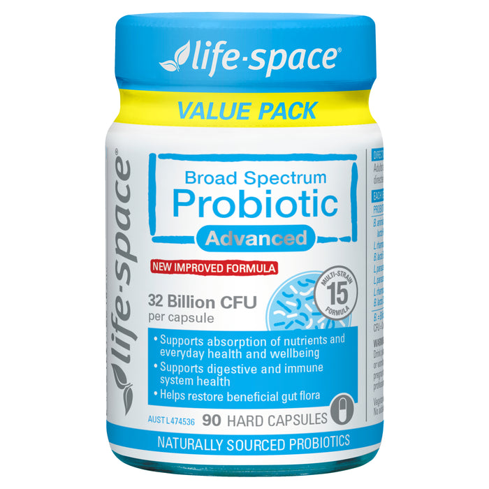 Life Space Broad Spectrum  Probiotic Advanced 90 Capsules