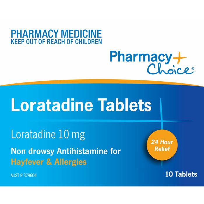 Pharmacy Choice Loratadine 10 Tablets