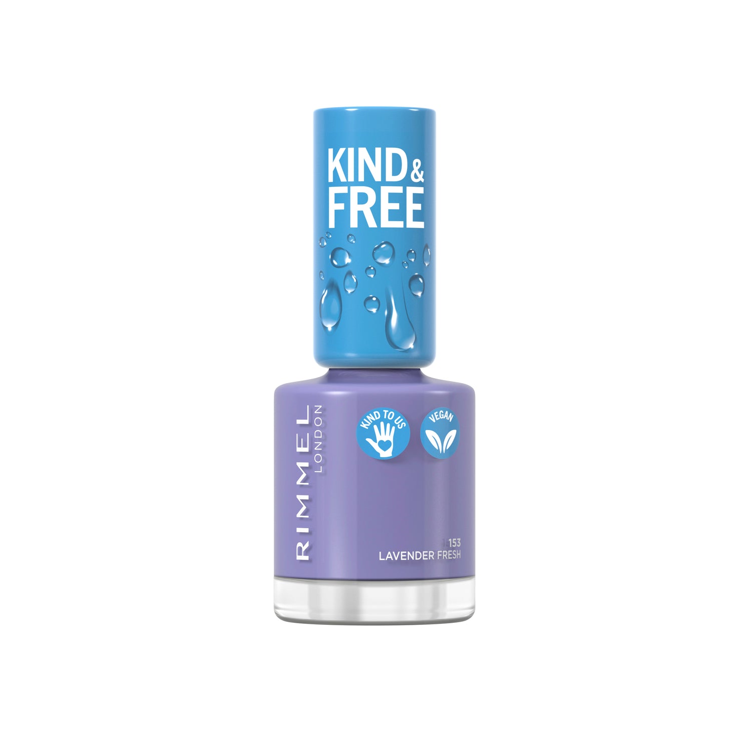 Rimmel Kind & Free Nail Polish 153 Lavender Light.