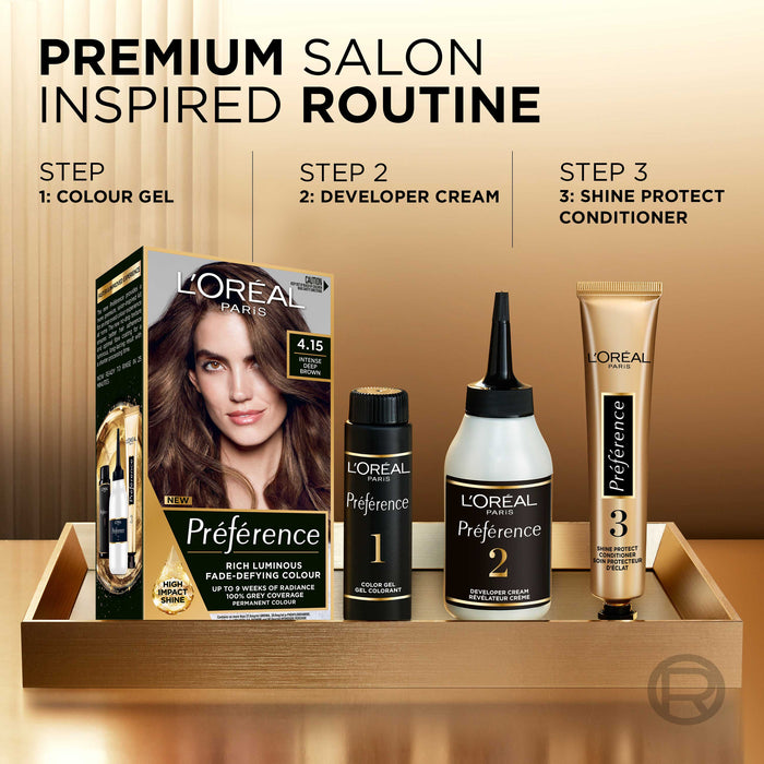 L'Oreal Preference 4.15 Intense Deep Brown