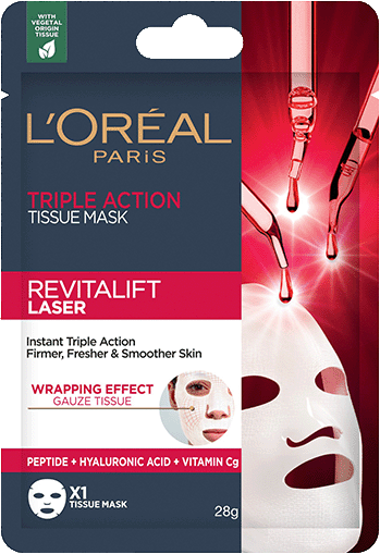 L'Oreal Revitalift Lazer Triple Action Sheet Mask