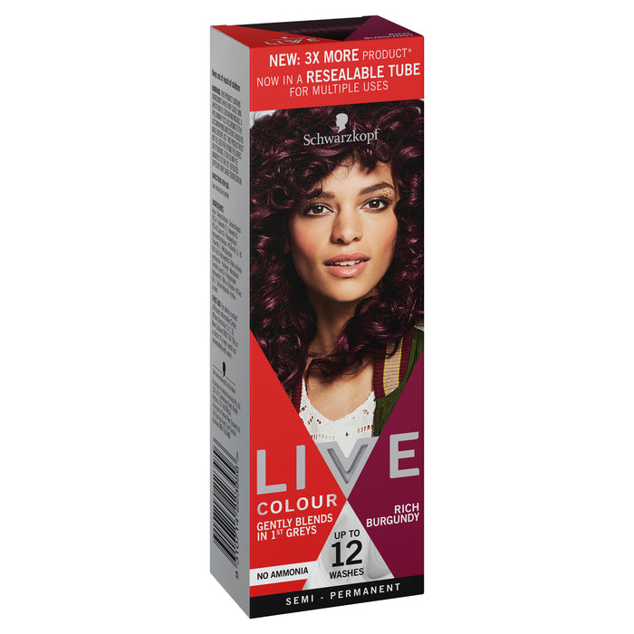 Schwarzkopf Live Colour Rich Burgundy Hair Colour