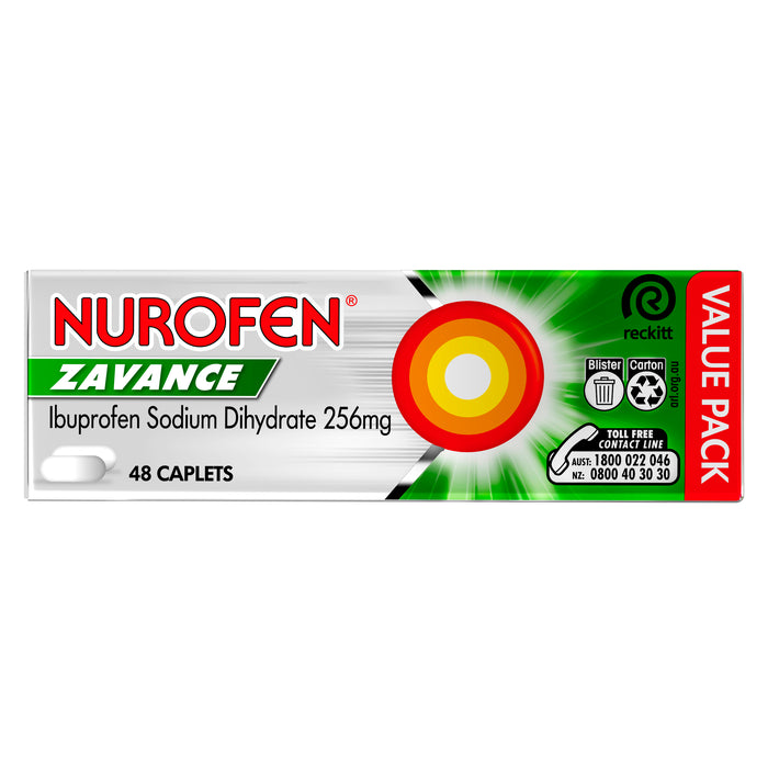 Nurofen Zavance Caplets 48.