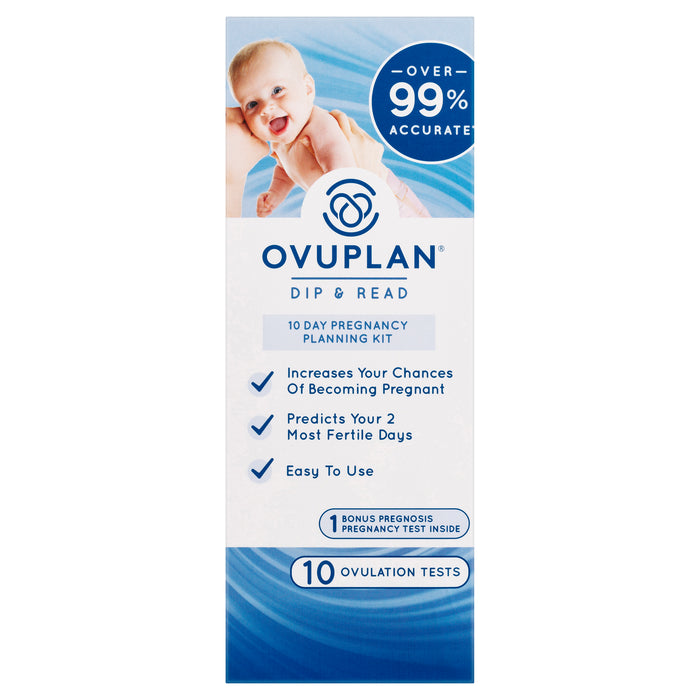 Ovuplan 10 Day Pregnancy Planning Kit 10 Tests.
