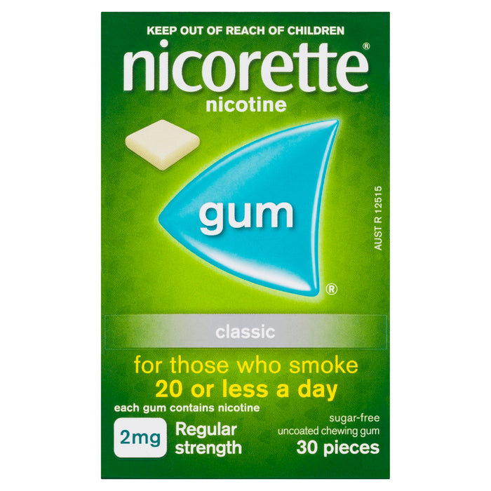 Nicorette Gum Classic 2mg 30