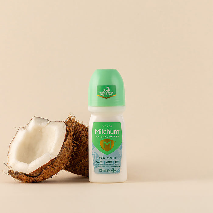 Mitchum Natural Roll On Coconut 100ml
