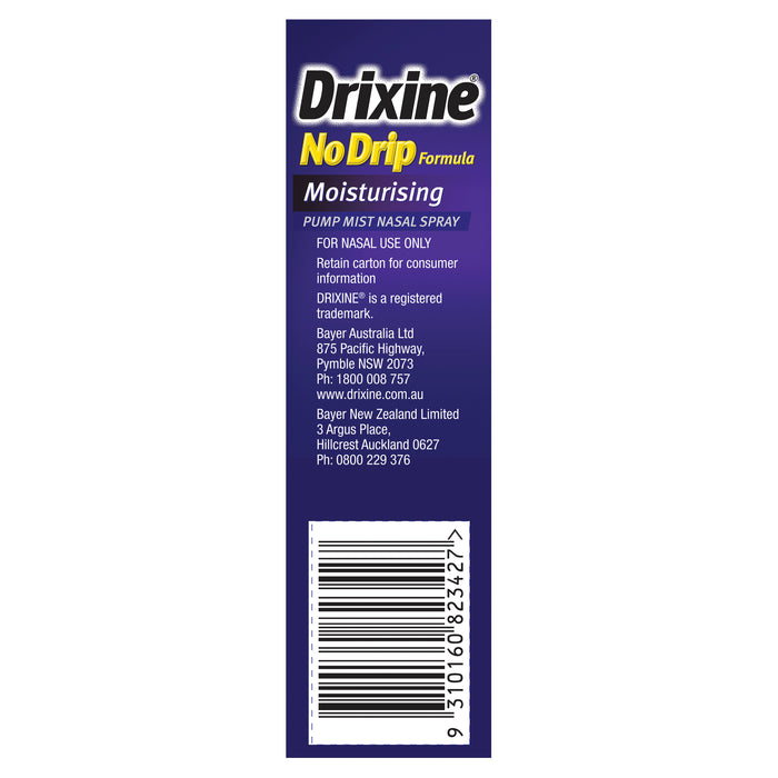 Drixine No Drip Moisturising Nasal Spray 15ml.