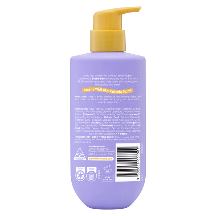 Gaia Natural Kids Organic Calendula Bubble Bath 350ml