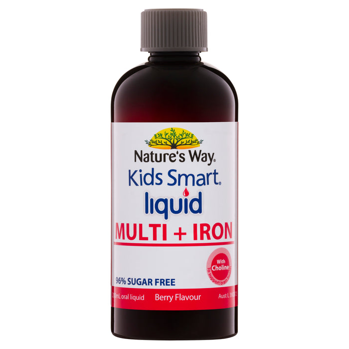 Nature's Way Kids Smart Multi + Iron 200ml Berry Flavour