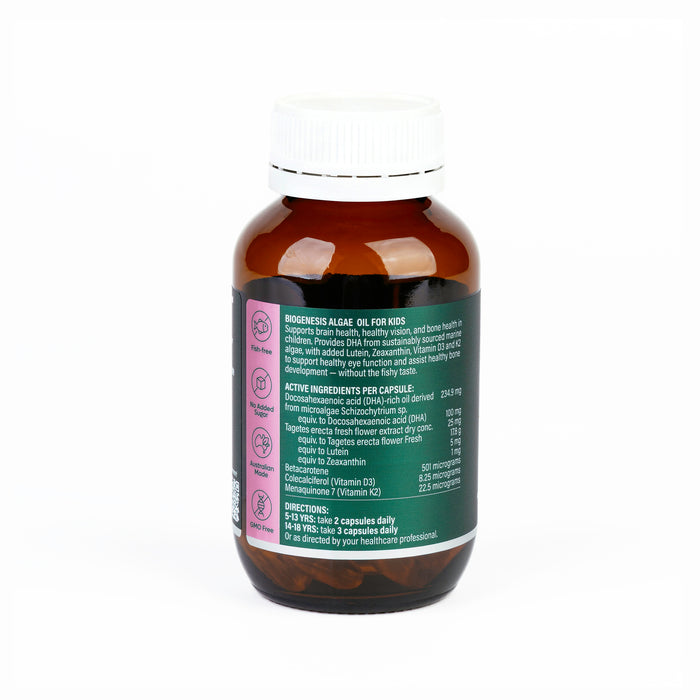 BioGenesis Algae Oil For Kids 60 Capsules