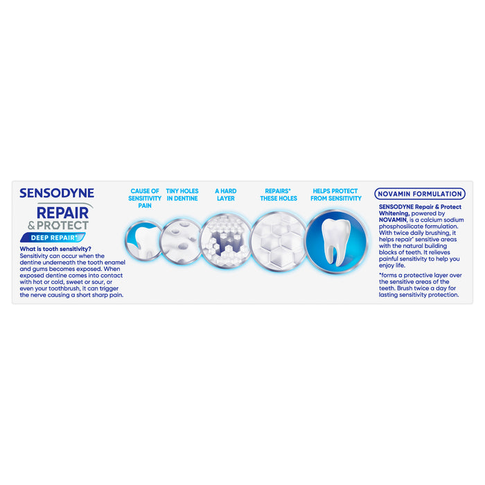 Sensodyne Repair & Protect Whitening Toothpaste 100g.