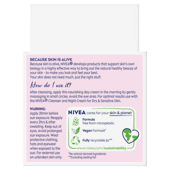 Nivea Daily Essentials Rich Moisturing Day Cream Dry Skin/Sensitive Skin SPF30 50ml
