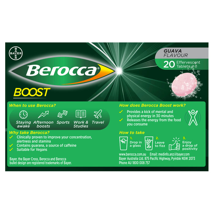 Berocca Boost Effervescent Tablets 20