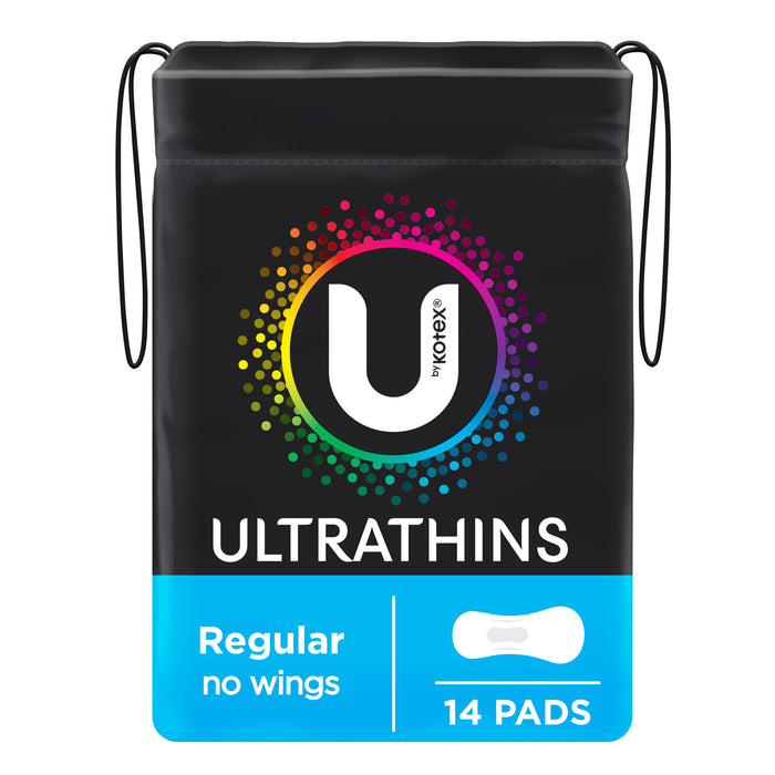 U By Kotex Ultrathins Pads Regular 14