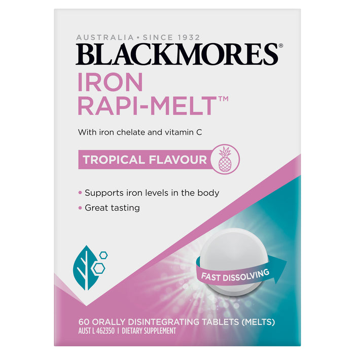 Blackmores Iron Rapi-Melt 60 Tablets