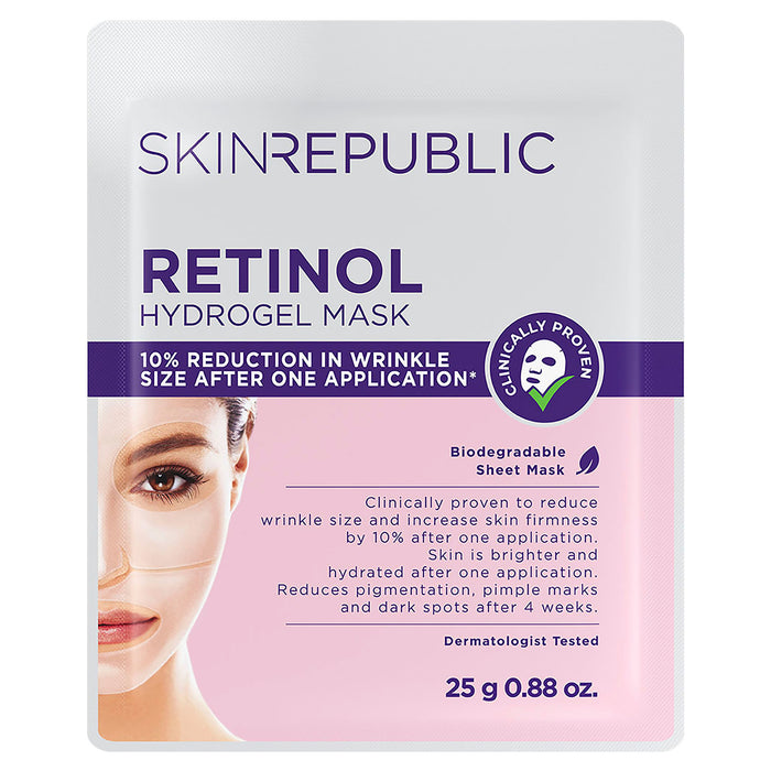 Skin Republic Retinol Hydrogel Face Mask 25g.