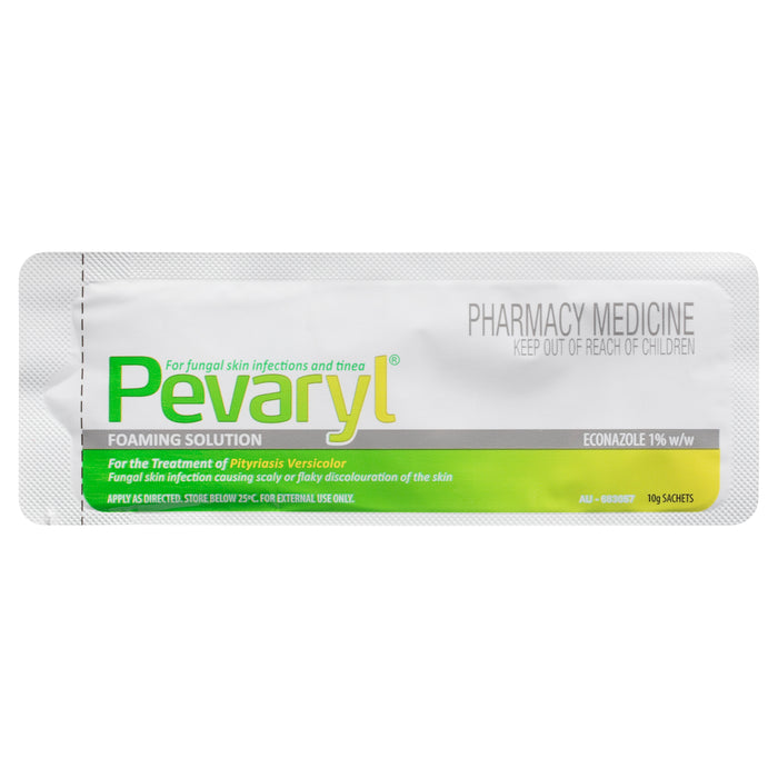 Pevaryl Foaming Solution 3 x 10g