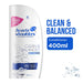 Head&Shoulders Clean & Balanced Conditioner 400ml.