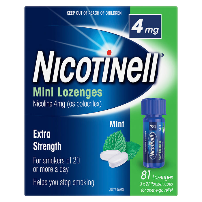 Nicotinell Mini Lozenge 4mg Bottle 81