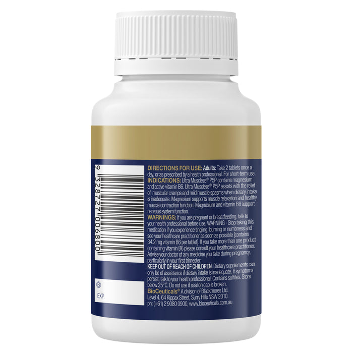 Bioceuticals Ultra Muscleze P5P 60 Tablets