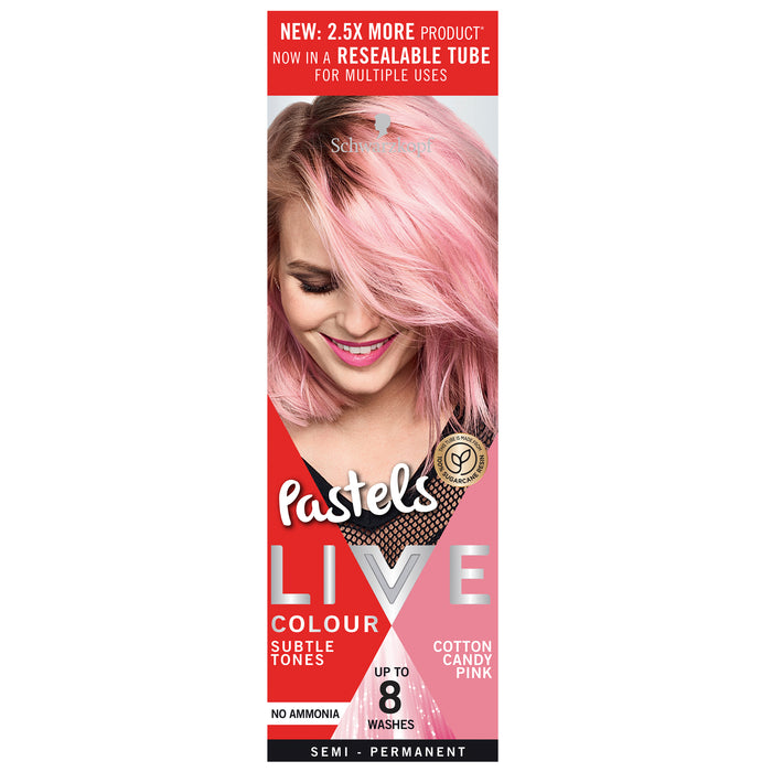 Schwarzkopf LIVE Colour Pastels Cotton Candy Pink 75ml