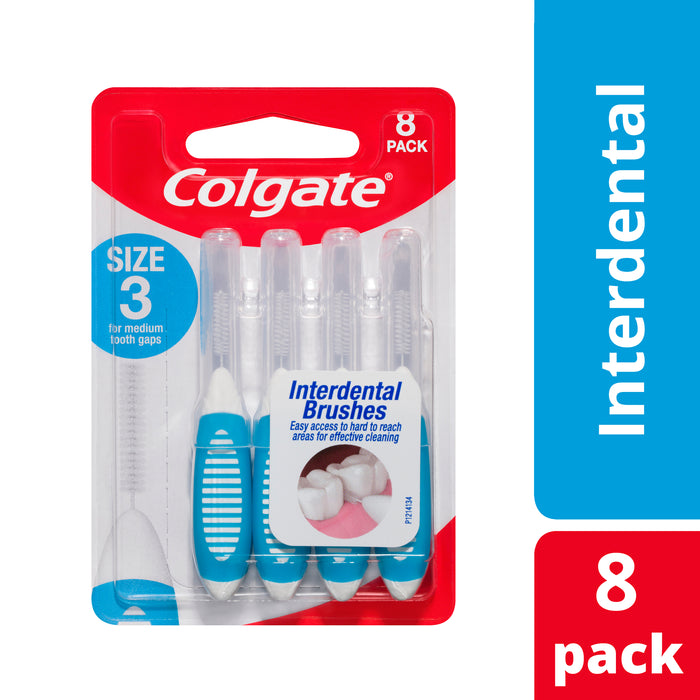 Colgate Interdental Brushes Size 3 8 Pack.