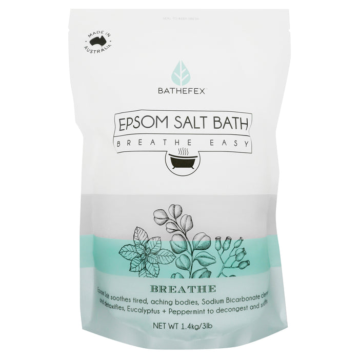 Bathefex Epsom Salt Breathe Easy 1.4kg