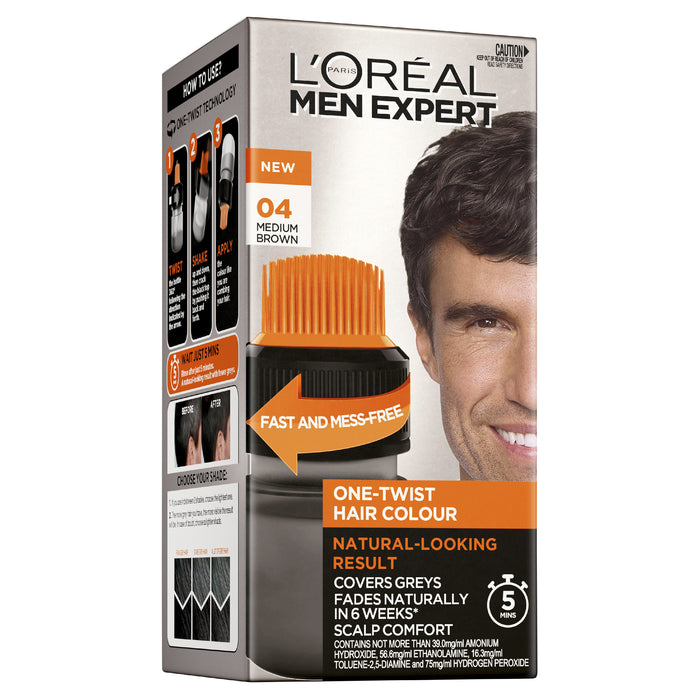 Loreal Men Expert Haircolour 04 Medium Brown