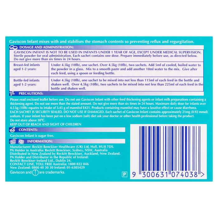 Gaviscon Infant Sachets 30