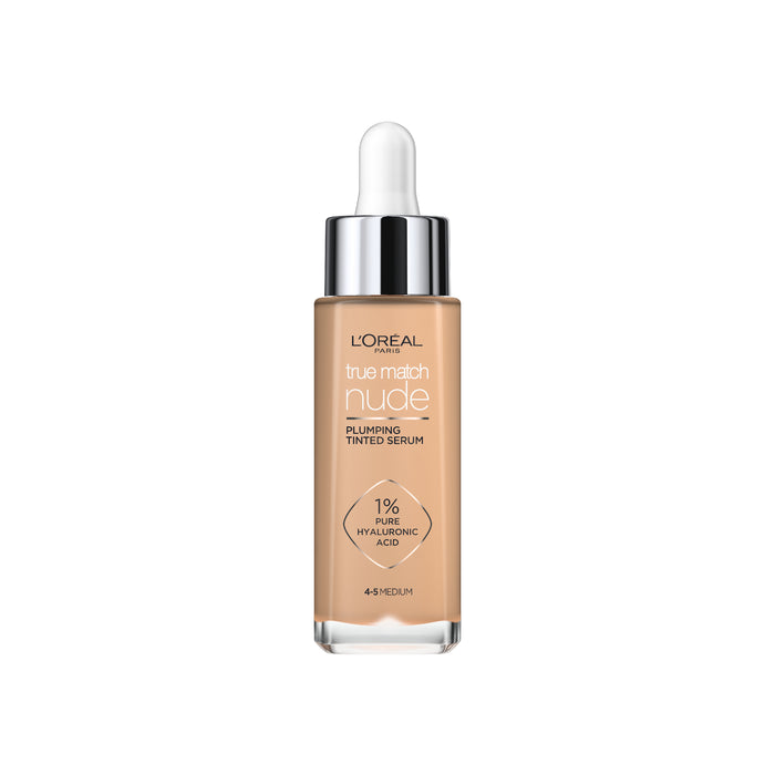 L'Oreal True Match Nude Plumping Tinted Serum 4-5 Medium