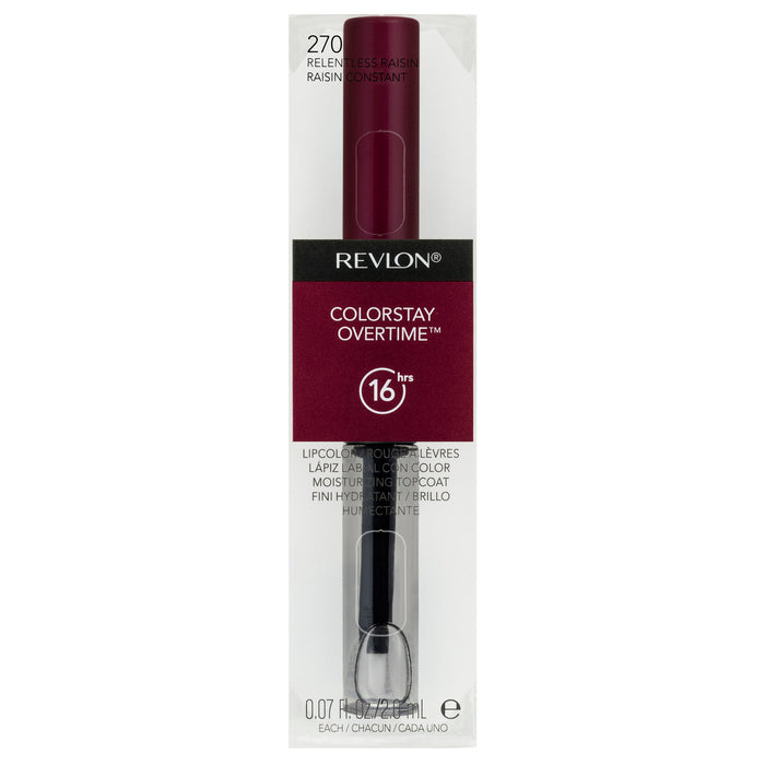 Revlon Colorstay Overtime Lipcolor Relentless Raisin 270.