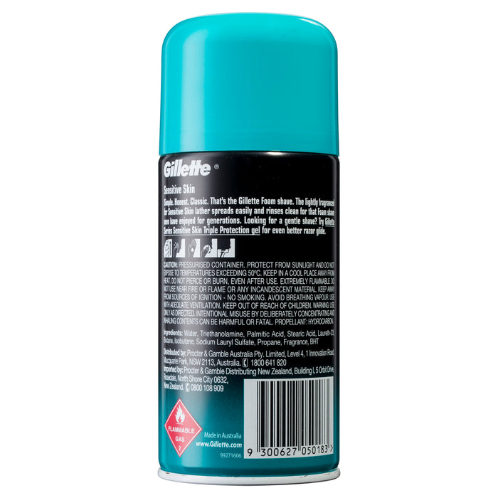 Gillette Shaving Foam Sensitive Skin 250g