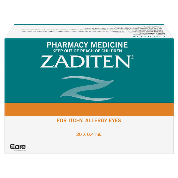 Zaditen Eye Drops 0.025% 20x0.4ml