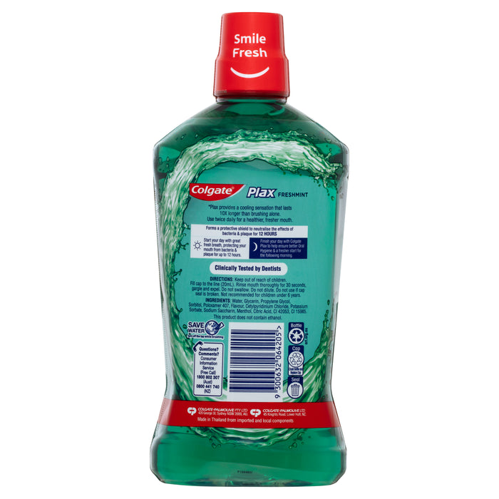 Colgate Plax Mouthwash Freshmint 1 Litre.