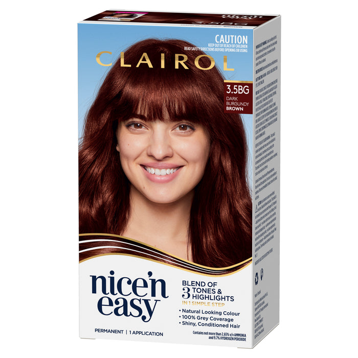 Clairol Nice N Easy 3.5GB Dark Burgundy Brown.