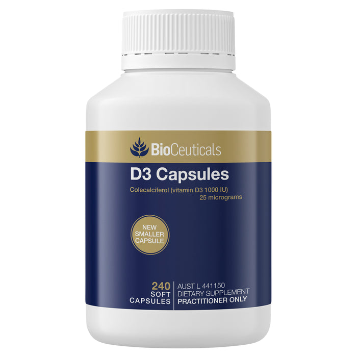 Bioceuticals D3 Capsules 240 Soft Capsules