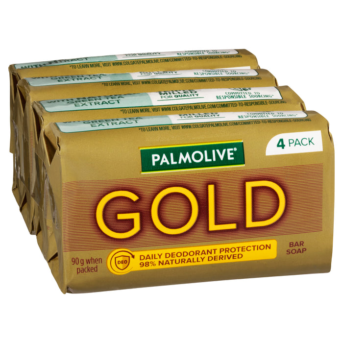 Palmolive Soap Gold 90g x 4 Pack.