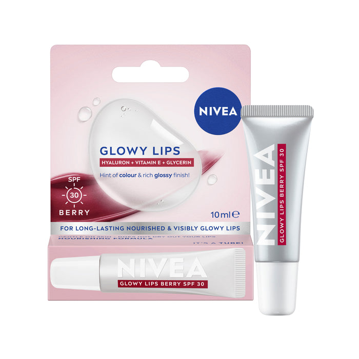 Nivea Glowy Lips Berry SPF30 10g