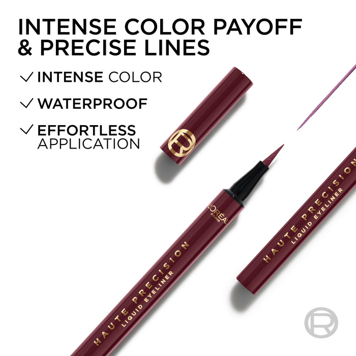 L'Oréal Paris Liners Haute Precision Felt-tip Eyeliner - Bordeaux Cashmere