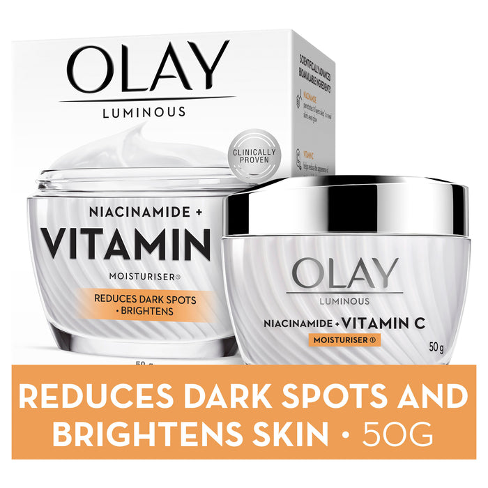 Olay Luminous Niacinamide + Vitamin C Moisturiser 50g