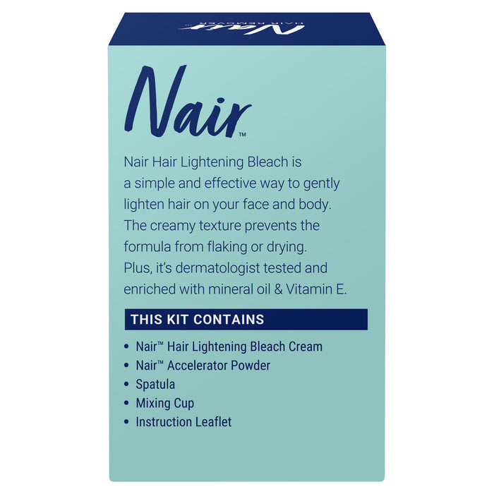 Nair Facial Hair Bleach.