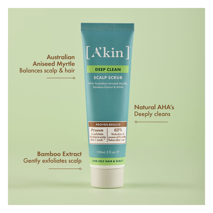 A'kin Deep Clean Scalp Scrub 150ml.