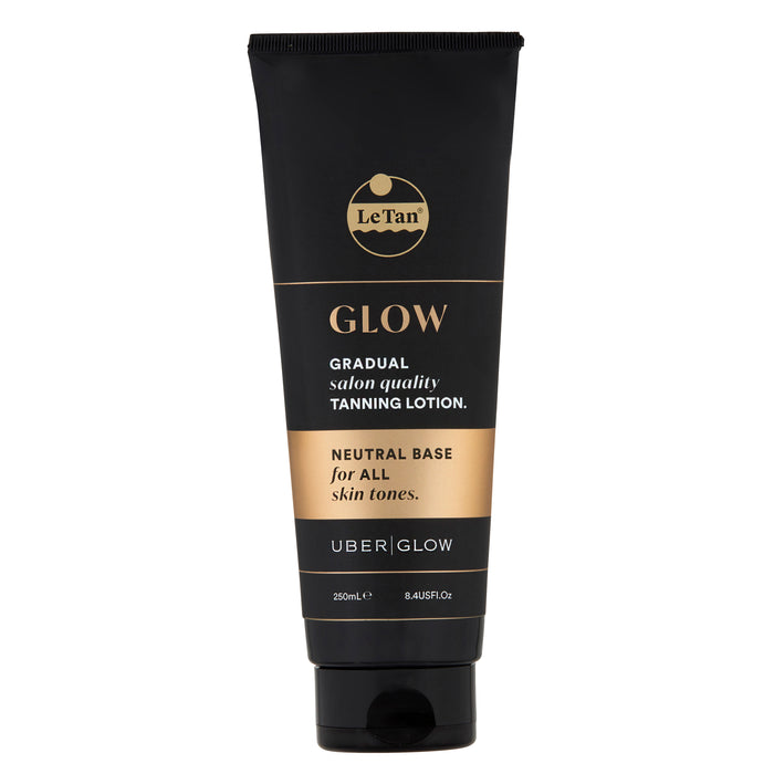 LE TAN UBER GLOW LOTION 250ML.